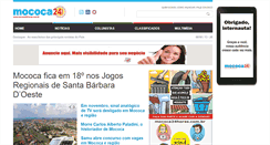 Desktop Screenshot of mococa24horas.com.br